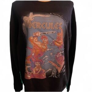 Boxlunch Hercules Black Crewneck Sweater size medium